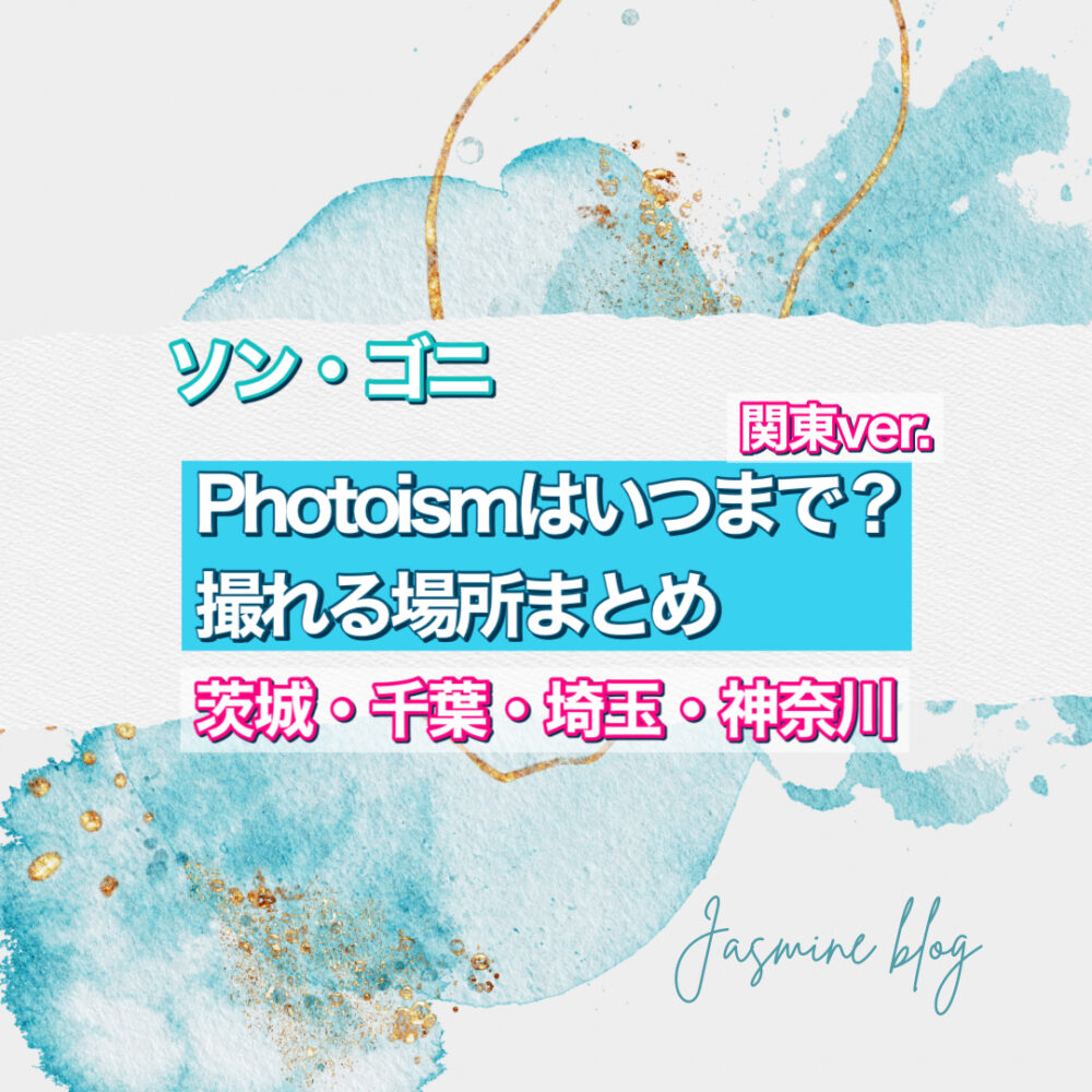 ソン・ゴニ photoism フォトイズム　どこで撮れる　いつまで　場所　横浜　茨城　埼玉　大宮　千葉